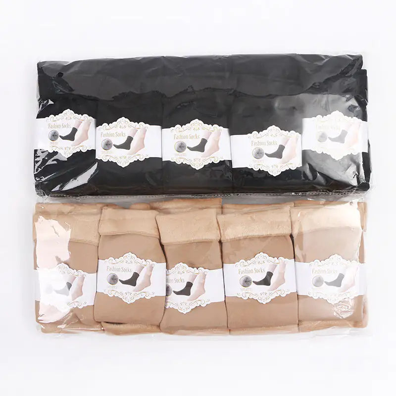 Winter fleece-lined socks